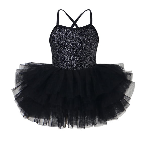 Bxsruta Girls Sleeveless Mesh Dance Jumpsuit for Ballet Practice Toddler Performance Romper