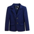 thumbnail image 1 of Bxsruta Jacket for Boys, Children's Solid Color Long Sleeved Casual Sports Casual Slim Long Sleeved Suit Jacket for Kids, 1 of 3