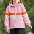 thumbnail image 1 of Bxsruta Jacket for Girls, Kids Patterned Long Sleeve Zip Hoodie, Round Neck Casual Top with Pocket, Pullover Jacket, 1 of 8