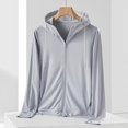 thumbnail image 1 of Bxsruta Jacket for Women, Women's Breathable Sports Sun Hoodie, Upf Windproof Long Sleeve Jacket with Ventilation Panels for Hiking and Running, 1 of 6
