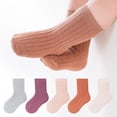thumbnail image 1 of Bxsruta Kids' Mid-Length Sports Socks with Sweat Absorbing and Odor Proof, Soft and Easy to Clean for Daily Wear, Size for 1-5 Years, 1 of 5