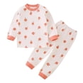 thumbnail image 1 of Bxsruta Kids Pajama Sets, Children'S Printed Long Sleeve Loungewear Set Soft Top and Pants Coordinated Outfit, 1 of 4