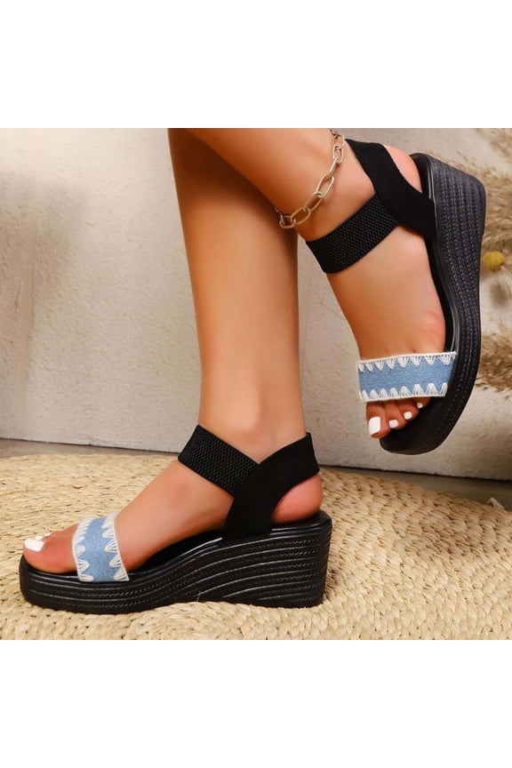 Lace-Up Espadrille Wedges, Jute-Wrapped Midsole with Breathable Canvas Upper