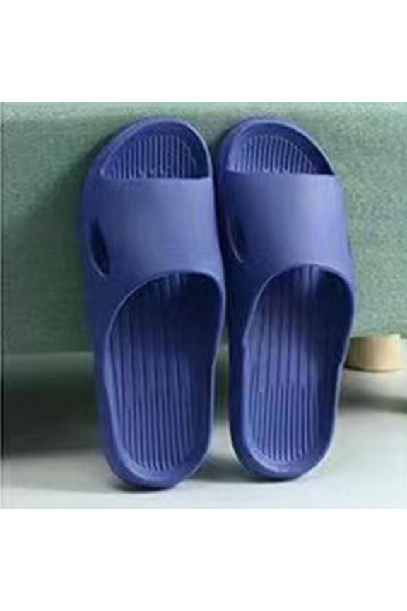 Men's Anti-Slip Quick-Dry Bath Slides with Ergonomic Design, Shower Sandals for Home/Gym Use with Textured Footbed