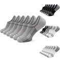 thumbnail image 1 of Bxsruta Men's Breathable Athletic Socks Cushion Ankle Towel Sport Running Basketball 6 Pack, 1 of 3