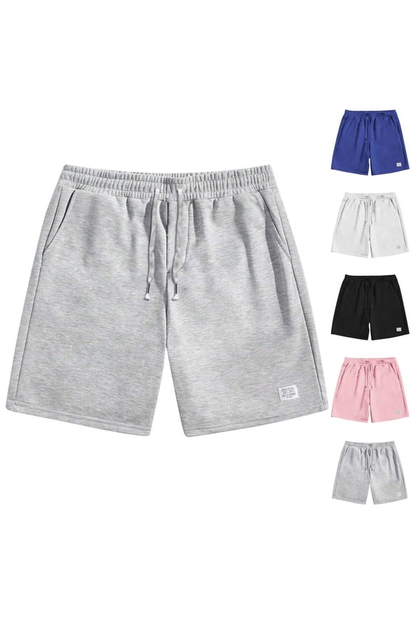 Men's Breathable Polyester Basketball Shorts with Elastic Waistband and Pockets for Casual Sport and Beach Wear