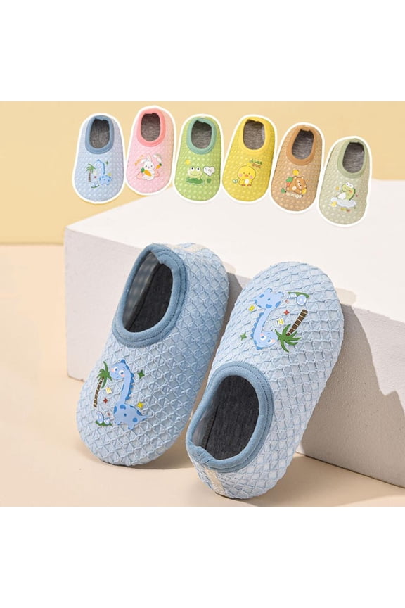 Newborn Baby Boys Girls Soft Sole Walking Shoes Breathable Anti-Slip First Walkers with Socks Set