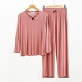 thumbnail image 1 of Bxsruta Pajamas Set for Women, Women's Sleepwear Sets Long Sleeve Comfort Pajamas for Home Relaxation, Two-Piece Modest Sleepwear Outfit, 1 of 7