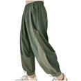thumbnail image 1 of Bxsruta Pants for Kids, Children's Mesh Breathable Pants with Pockets Comfortable Ankle Pants, 1 of 8