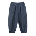 thumbnail image 1 of Bxsruta Pants for Kids, Children's Solid Color Outdoor Leisure Sports Elastic Leggings and Full Length Pants, 1 of 6