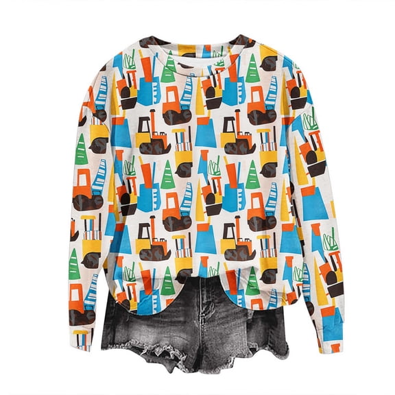 Bxsruta Pullover for Kids, Graphic Print Kids Fleece Hoodie, Comfort Fit Pullover Sweatshirt