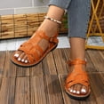 thumbnail image 1 of Bxsruta Retro Buckle Detail Sandals with Cut-Out Design, Lightweight Outdoor Walking Shoes, 1 of 8
