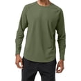 thumbnail image 1 of Bxsruta Shirts for Men, Men's Shirts High Elasticity Performance Long Sleeve Training Top, 1 of 5