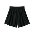 thumbnail image 1 of Bxsruta Shorts for Kids, Elastic Waist Ribbon Detail Kids Shorts, Casual Work Pants with Pocket, 1 of 3