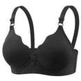 thumbnail image 1 of Bxsruta Sports Bras for Women, Woman's Comfortable Lace Breathable Bra Underwear No Rims, Black, 1 of 8