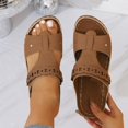 thumbnail image 1 of Bxsruta Thick-Soled Fisherman Sandals with Wide Strap, Supportive Summer Footwear for Women's Daily Use, 1 of 8