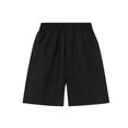 thumbnail image 1 of Bxsruta Toddler Boy Shorts, Boy Children's Lattice Pants Elastic Waisted Easy to Dry Pants, Black 160, 1 of 3
