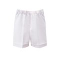 thumbnail image 1 of Bxsruta Toddler Boy Shorts, Boy Children's Lattice Pants Elastic Waisted Easy to Dry Pants, White 130, 1 of 3