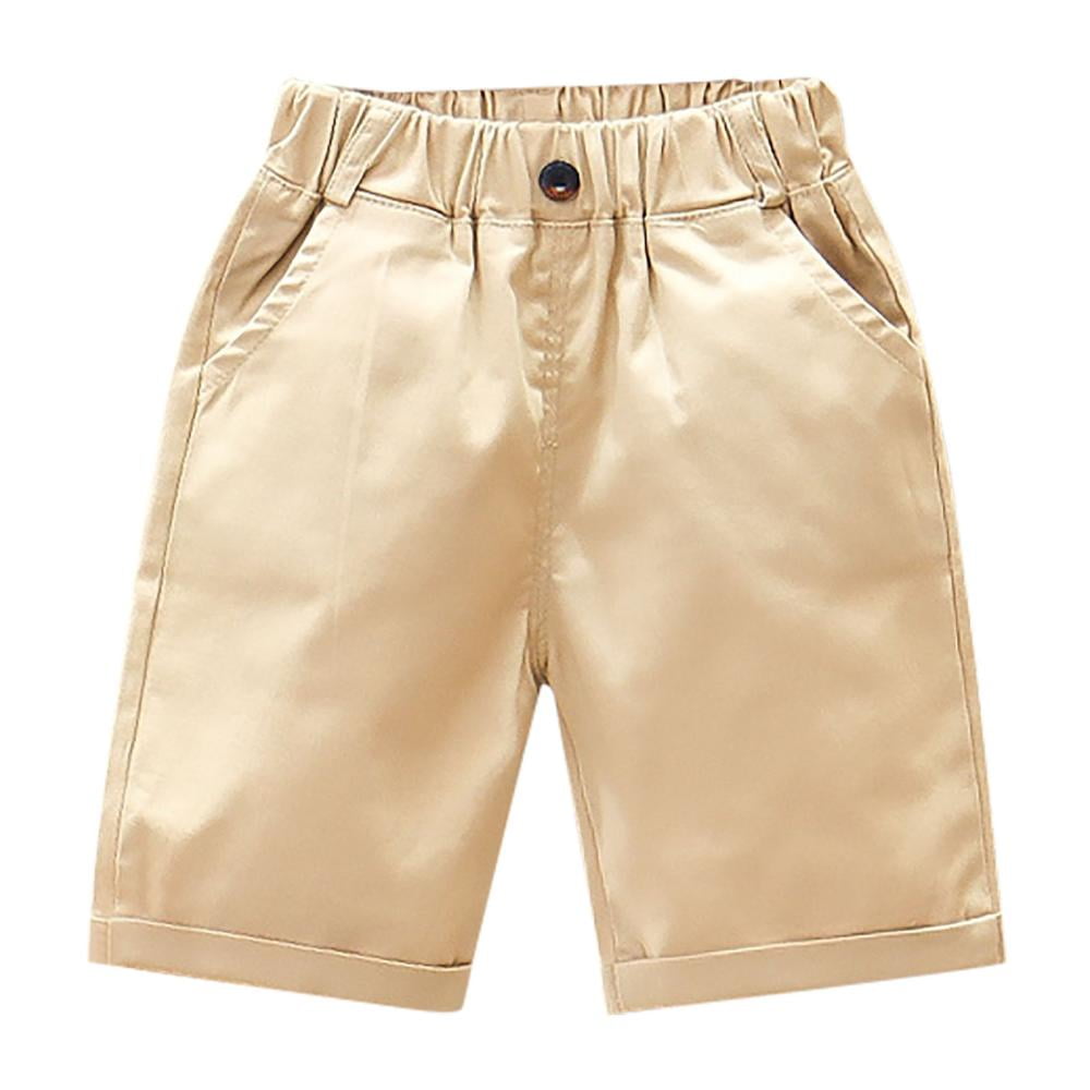 Kids Boys Shorts Solid Color Quick Dry Shorts School Adorable main image 0