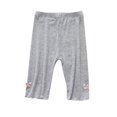 thumbnail image 1 of Bxsruta Toddler Girl Shorts, Child's Summer Girls Baby Leggings Quarter Pants Casual Pants Elastic Pants Shorts for Small and Medium-Sized Shildren's Outerwear Pants, Gray 1 Years, 1 of 5