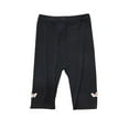 thumbnail image 1 of Bxsruta Toddler Girl Shorts, Child's Summer Girls Baby Leggings Quarter Pants Casual Pants Elastic Pants Shorts for Small and Medium-Sized Shildren's Outerwear Pants, Black 3 Years, 1 of 5