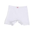 thumbnail image 1 of Bxsruta Toddler Girl Shorts, Children's Bow Cotton Lace Lace Casual High Waisted Leggings and Shorts, White 5 Years, 1 of 7
