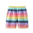 thumbnail image 1 of Bxsruta Toddler Girl Shorts, Children's Solid Color Girls' Shorts Sports Pants Casual Home Shorts, Multicolor 4 Years, 1 of 4