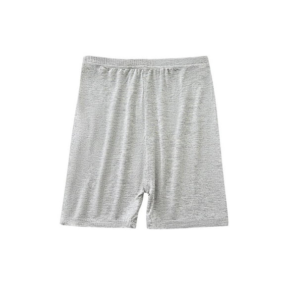 Bxsruta Toddler Girl Shorts, Children's Summer Solid Color Casual High Waisted Leggings Shorts, Gray 2-3Years