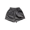 thumbnail image 1 of Bxsruta Toddler Girl Shorts, Children's Summer Solid Color Casual Shorts with Pockets, 1 of 5