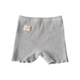 thumbnail image 1 of Bxsruta Toddler Girl Shorts, Girl Summer Elastic Waist Shorts Underwear Leggings Casual Pants Children's Shorts, Gray 3 Years, 1 of 6