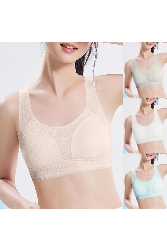 Tween Girls First Bra Wireless Comfortable Breathable Cotton Training Bra for Teenagers Development Period Lightly Lined Everyday Undershirt Top 12 13 14 15 Years