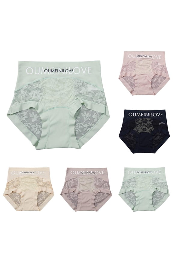 Women's High-Waisted Lace Shapewear Pants with Tummy Control and Butt Lift for Daily Wear, 1-Piece