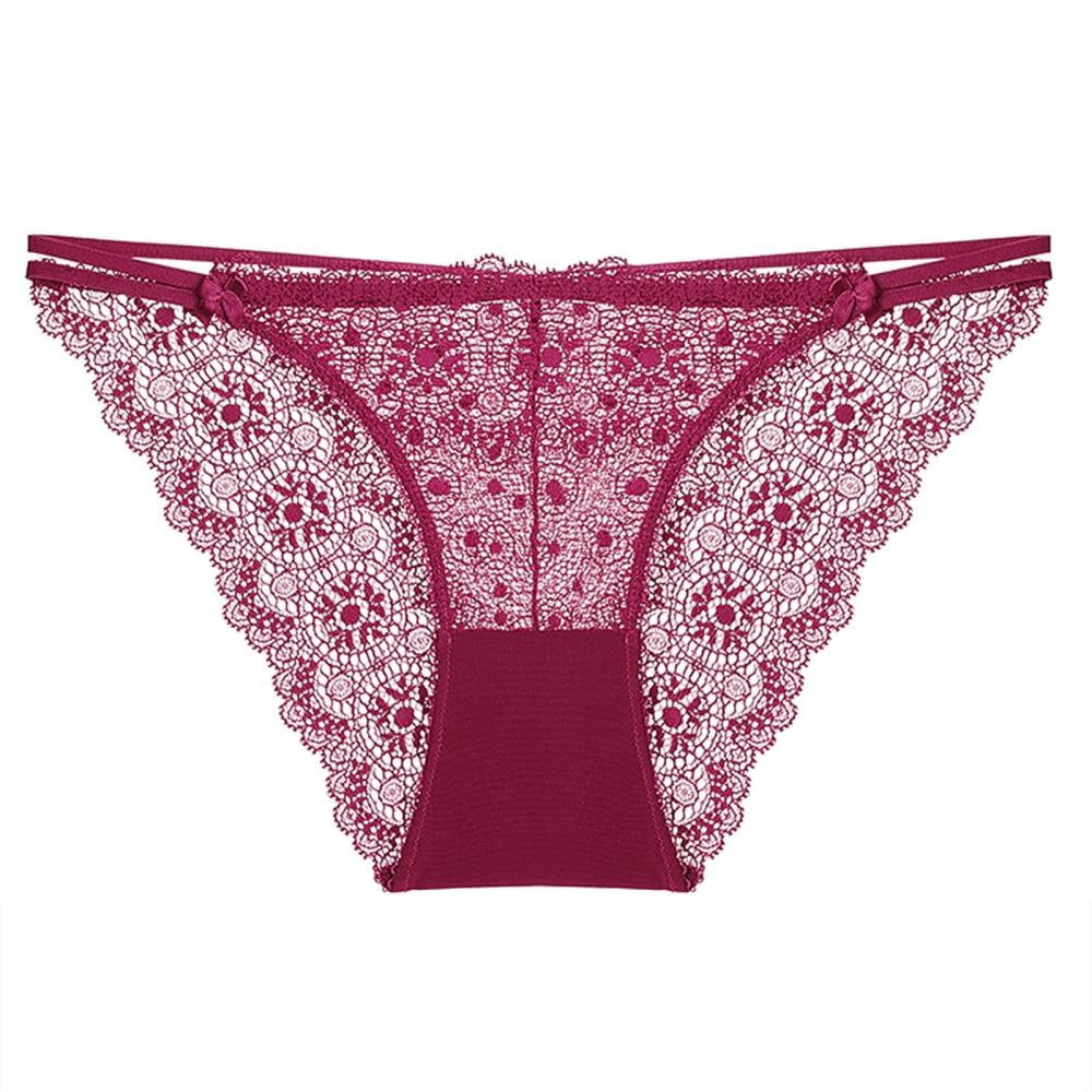 Low Rise Hips Bxsruta Women's Low Rise Hip Lifting Panties with Sheer Mesh Lace for ...