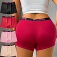 thumbnail image 1 of Bxsruta Women's Plus Size High Elasticity Boxer Shorts with Anti-Chafing Design for Everyday Comfort, 1 of 6