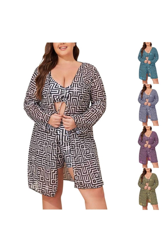 Women's Plus Size Long Sleeve Swimwear Rash Guard with Chest Pads Wirefree Modest Surfing Suit