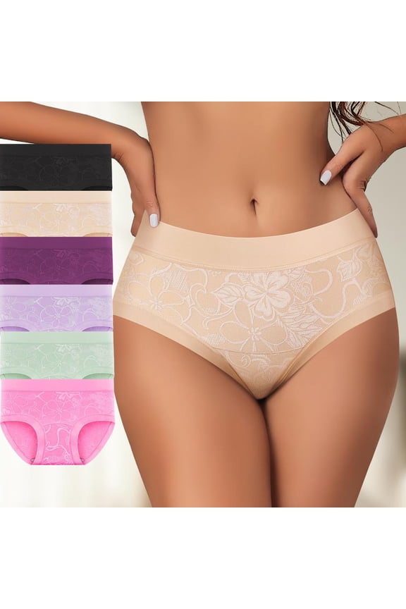 Women's Seamless Tummy Control Briefs with Butt Lift, Breathable Nylon Underwear for Everyday Comfort