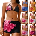 thumbnail image 1 of Bxsruta Women's Two Piece Swimsuit Set Printed Tummy Control Swimsuits with Padded Bra Supportive Bathing Suits, 1 of 8