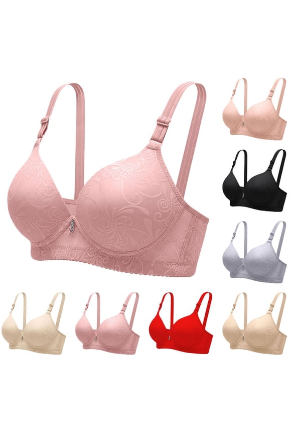 Women's Wireless Push Up Bra Seamless Breathable B Cup Sizes 34B-42B