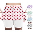 thumbnail image 1 of Bxsruta Zhongda Girls Fashion Skorts High Waist Loose Fit A Line Fake Two Piece Skirt for Kids Daily Wear Summer 2-13 Years, 1 of 7