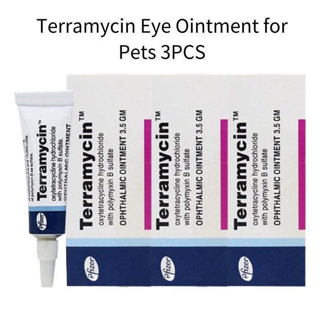 Bxzhiri Terramycin eye ointment for cats, dogs & horses Antibiotic
