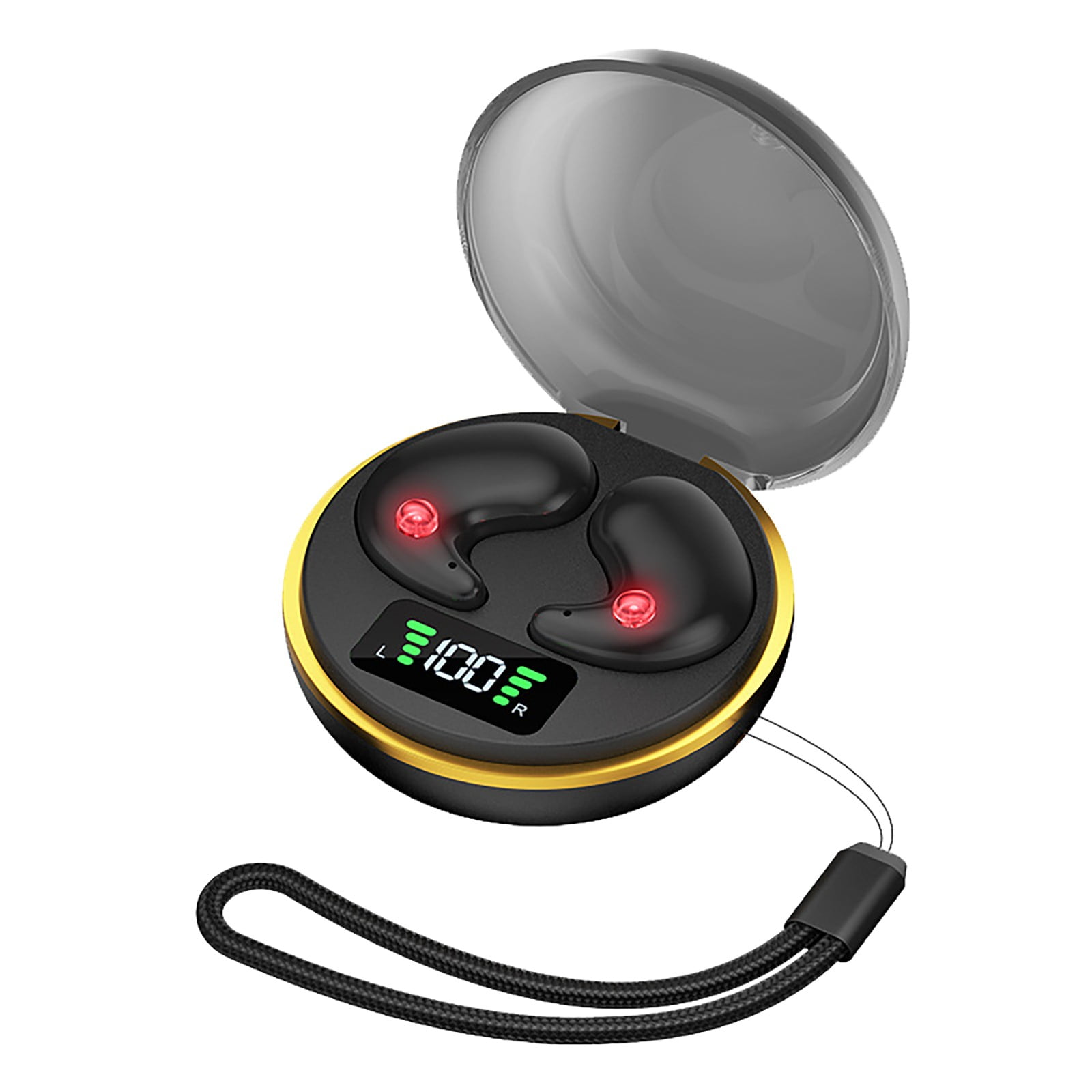 By 8 Headset Half In The Ear Sleep Headset Mini Stealth Cord Shows