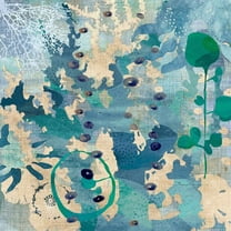 "By All This Blue" Painting Print on Wrapped Canvas