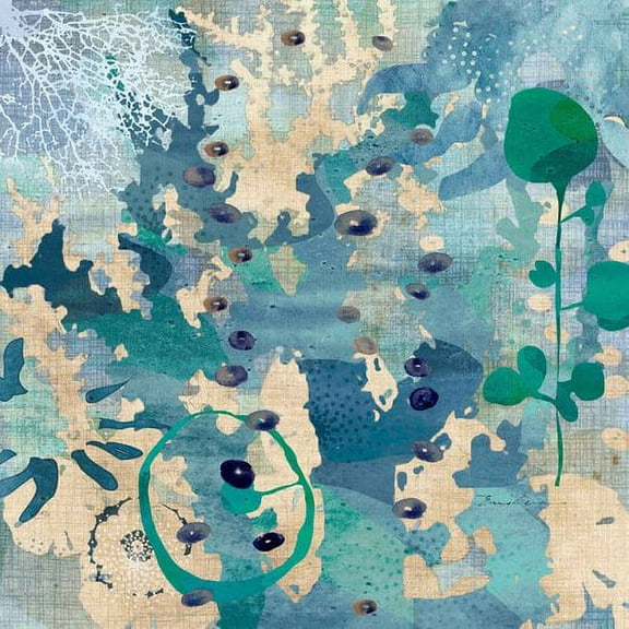 "By All This Blue" Painting Print on Wrapped Canvas