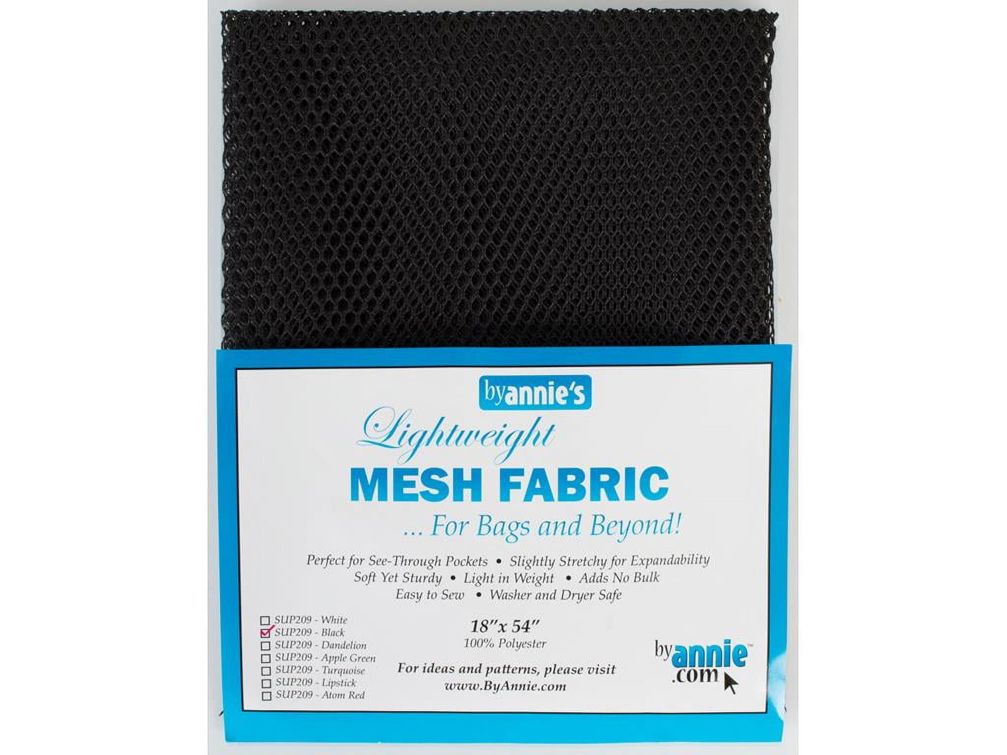 SUP209 Mesh Fabric 18x54 White Annies - 815217020419