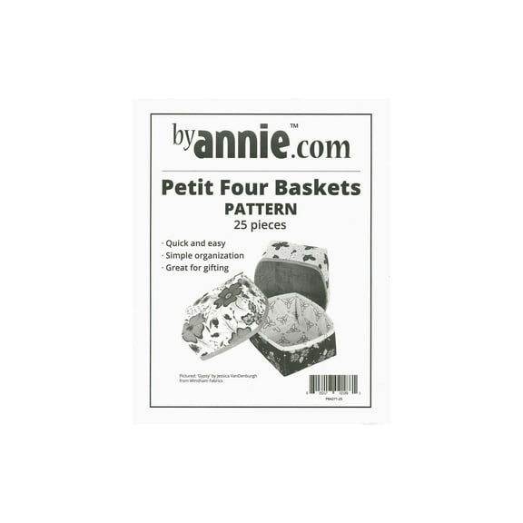 By Annie Petit Four Basket