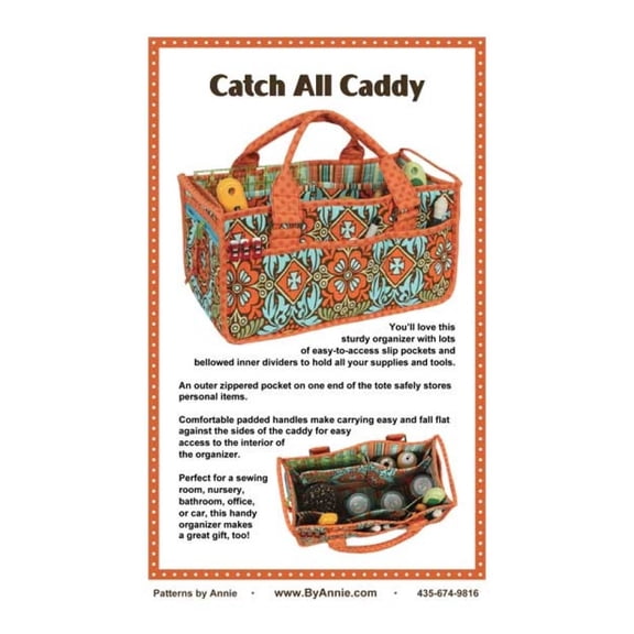 By Annie Sewing Pattern Catch All Caddy Bags