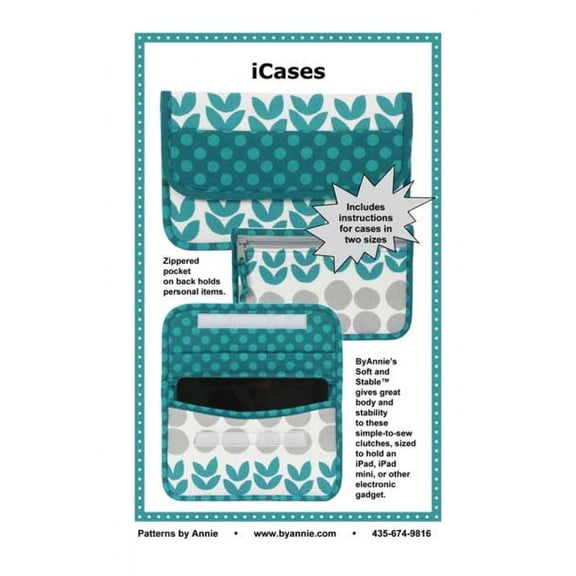 By Annie Sewing Pattern iCases Bags