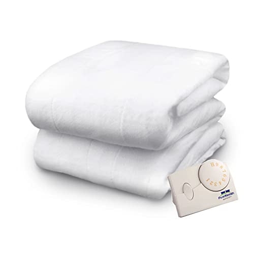 By Biddeford Size Electric Heated Mattress Pad Natural