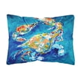 thumbnail image 1 of By Chance Crab Canvas Fabric Decorative Pillow, 1 of 3