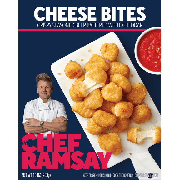 By Chef Ramsay Cheese Bites Appetizer, 10 oz (Frozen)